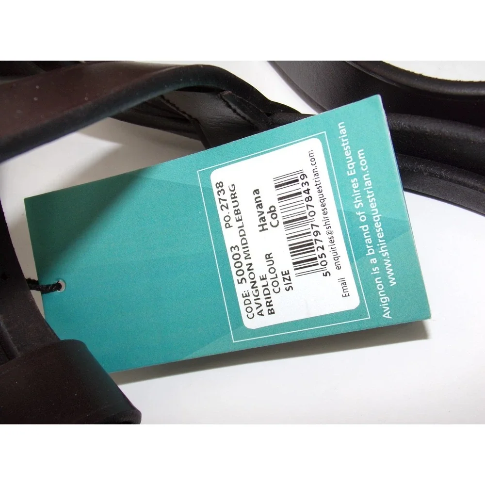 Avignon Middleburg Bridle Havana Cob
